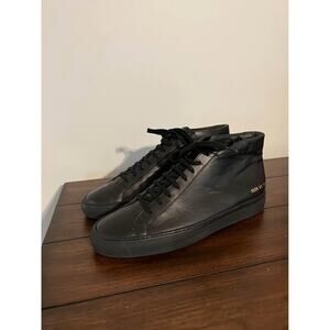 Common Projects Achilles Black Mid 41 (Fits Like 9 US)